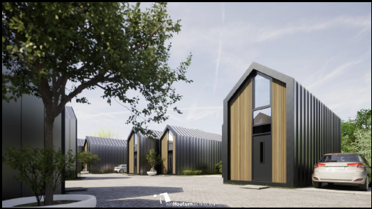 ACHTTIEN FLEXWONINGEN IN VEGHEL